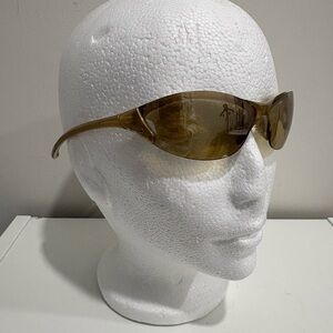Vintage Nike Reviver Gold (Faded colour) Sunglasses Y2K *Read*
